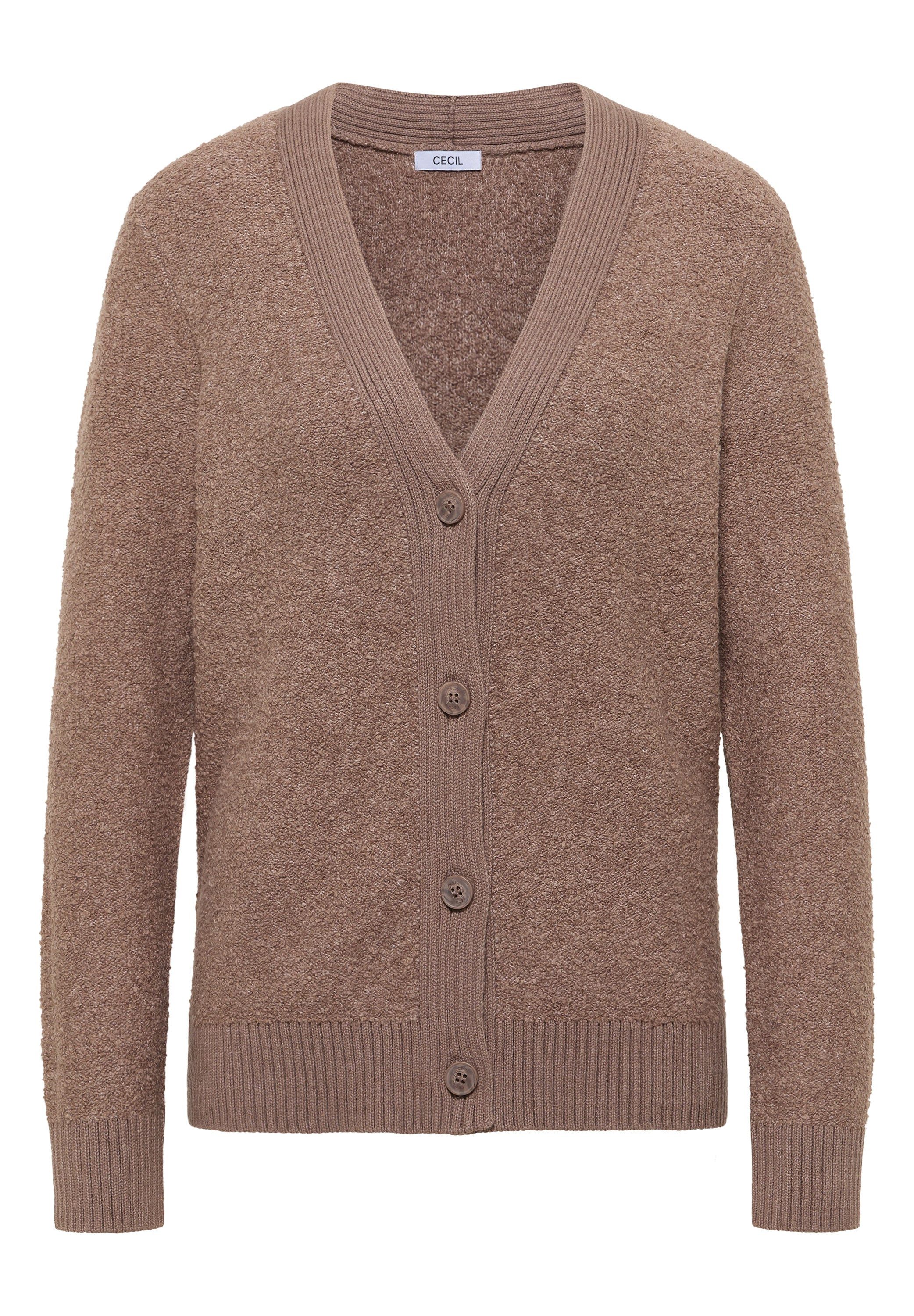 CECIL Strickjacke Softer Bouclé Cardigan (1-tlg) günstig online kaufen