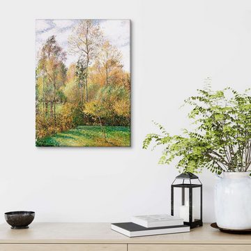 Posterlounge Leinwandbild Camille Pissarro, Herbst-Pappeln, Eragny, Malerei