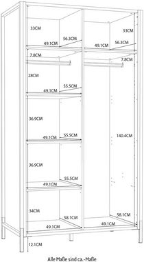 FORTE Drehtürenschrank