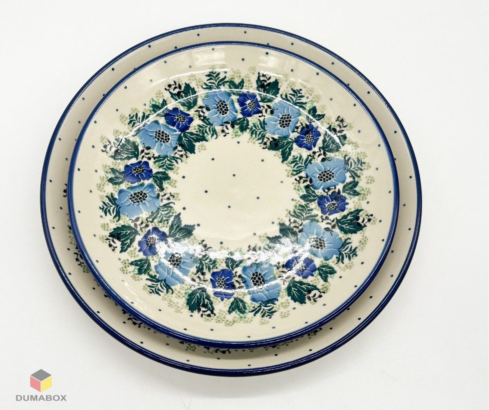 Ceramika Artystyczna Bolesławiec Kuchenteller Handgefertigter Bunzlauer Keramik Teller 20 cm