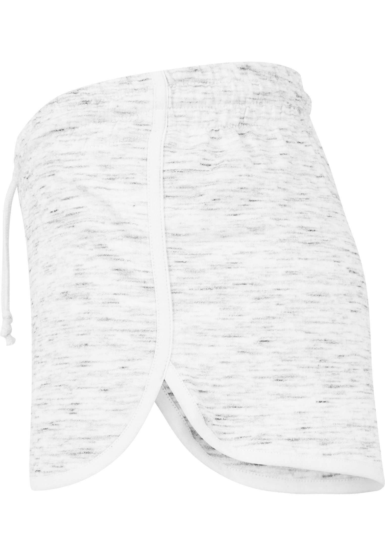 white/black/white Hotpants URBAN Damen Stoffhose Ladies Dye (1-tlg) CLASSICS Space