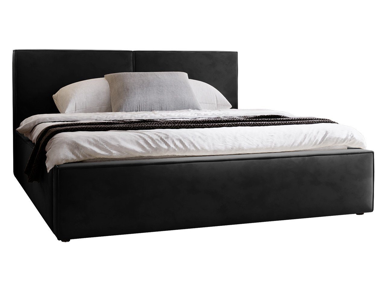 MIRJAN24 Polsterbett Santos (mit Bettkasten), Leistenlattenrost günstig online kaufen