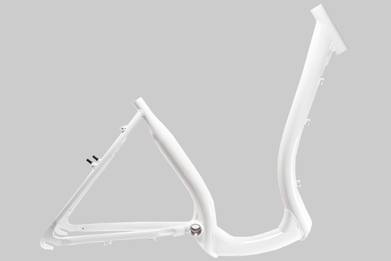MIFA Fahrradrahmen 28 Zoll Alu Damen Fahrrad Rahmen Tiefeinsteiger 46cm weiß glanz