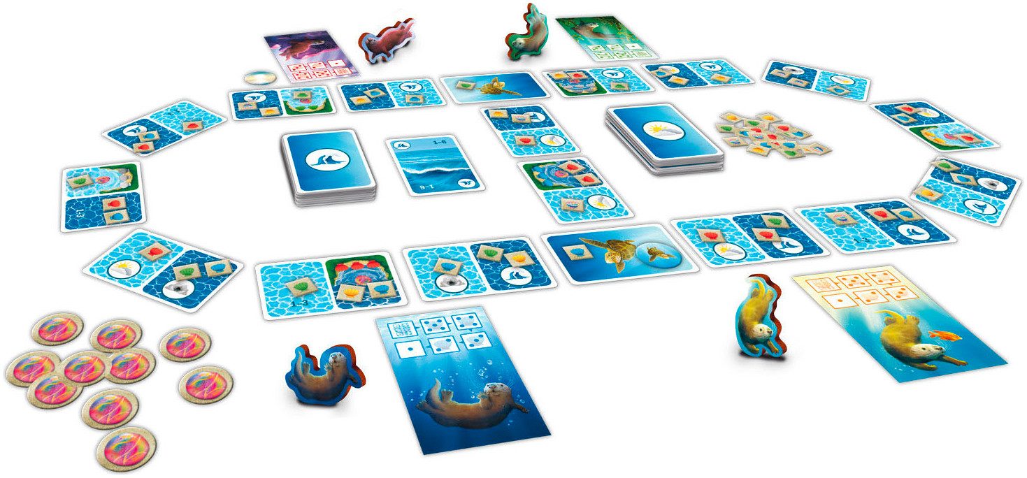 Magellan Spiel Otter World, Familienspiel, Made in Germany
