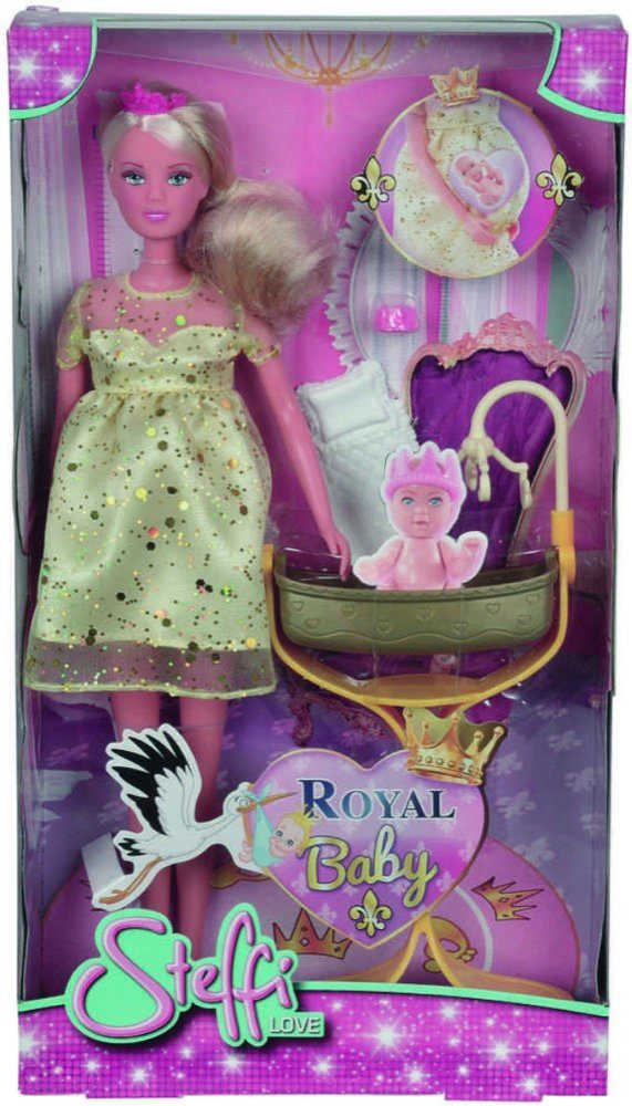 SIMBA Anziehpuppe »Simba Puppe Steffi Love Royal Baby schwangere Prinzessin  Krone 105737084« online kaufen | OTTO