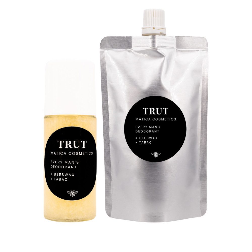 Matica Cosmetics Deo-Roller Trut Deoroller Tabac - Natürliches Deodorant 50ml, Einzelprodukt, 1-tlg., Nachfüllbar & ohne Aluminium