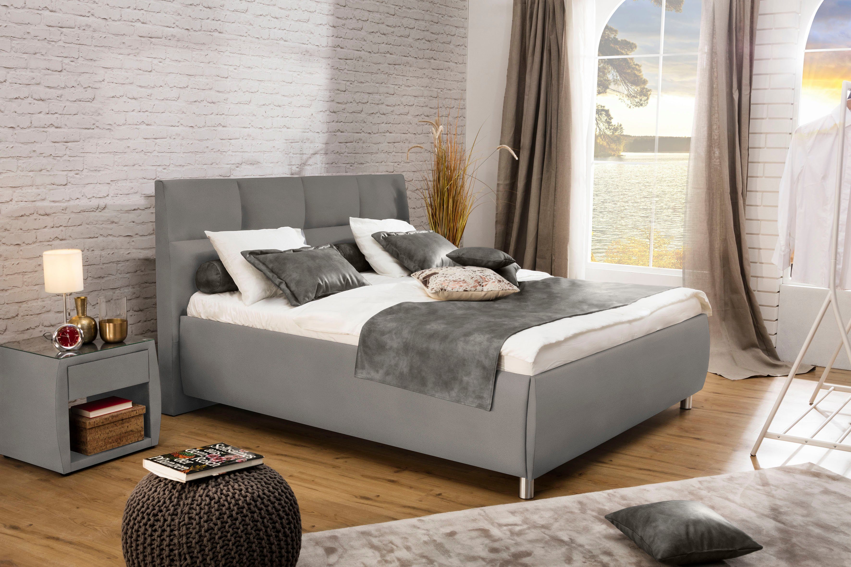 alina Polsterbett "Nadina" wahlweise mit Matratze und Lattenrost, in versch günstig online kaufen