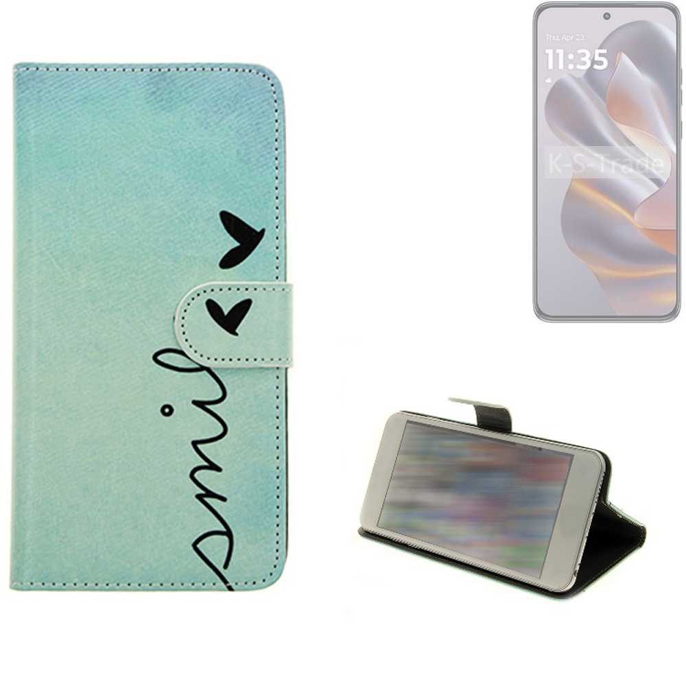 K-S-Trade Handyhülle für Motorola Edge 50 Neo, Schutz Hülle Handy Hülle Hülle Handyhülle cover bookstyle Etui