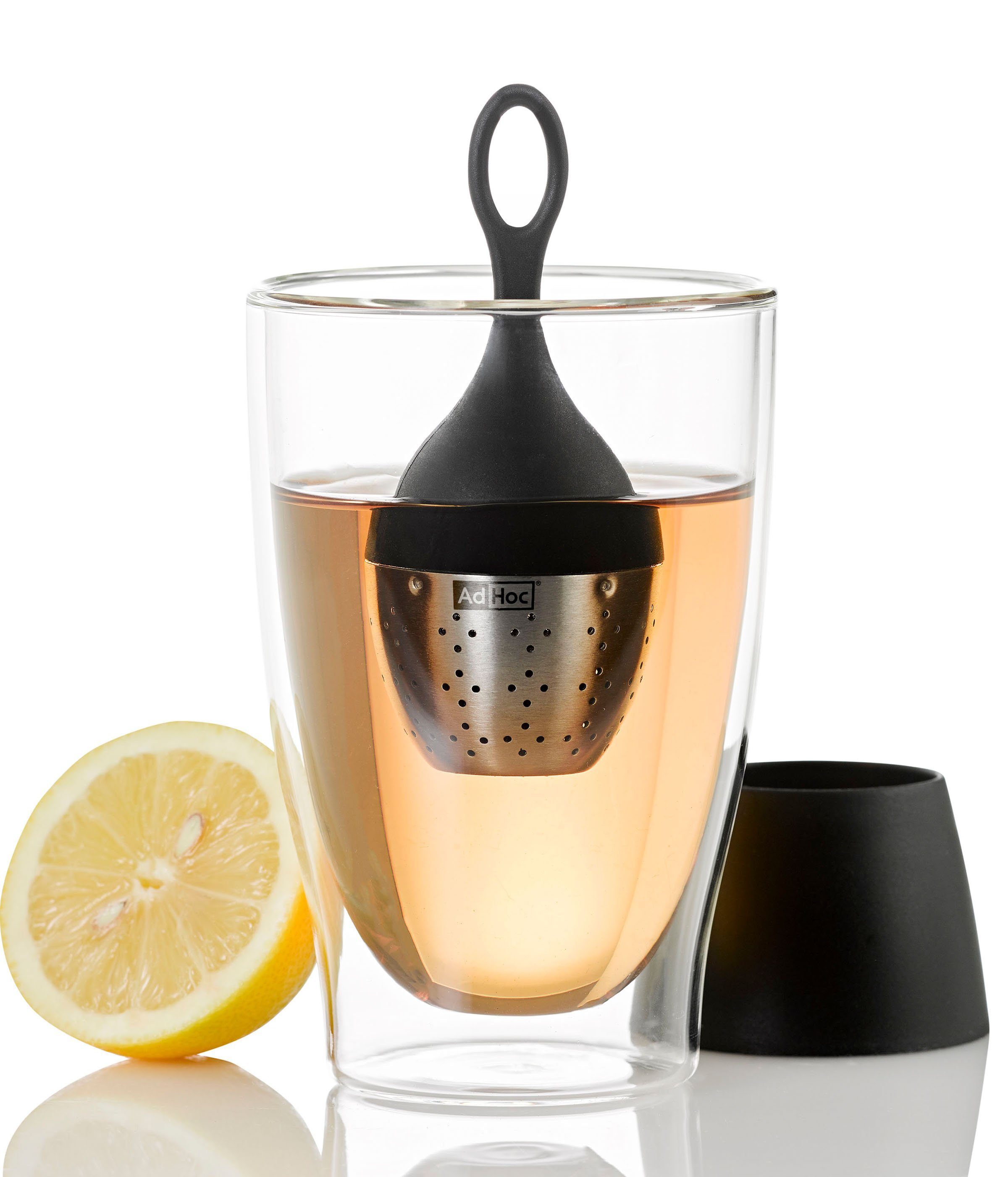 AdHoc Teesieb Schwimmender Teefilter Floatea, Edelstahl, Kunststoff