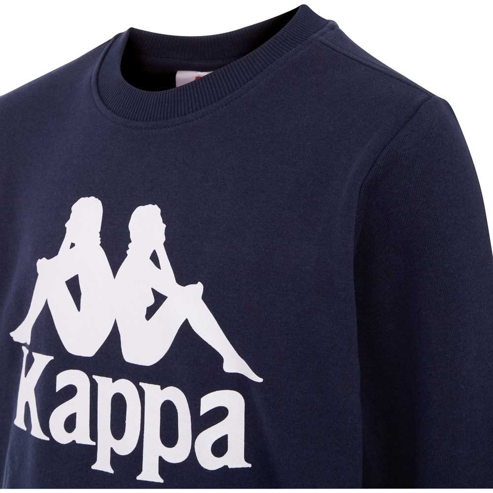 kuscheliger in blues Sweater Kappa dress Sweat-Qualität
