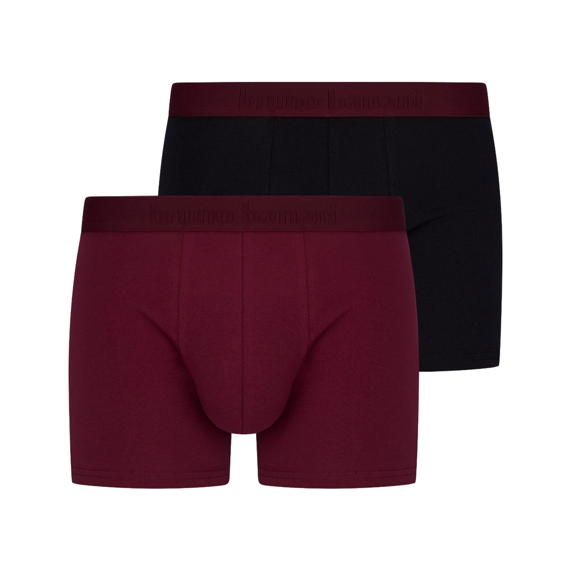 Bruno Banani Boxershorts FLOWING (2er Pack) mit kontrastfarbenem Bündchen günstig online kaufen
