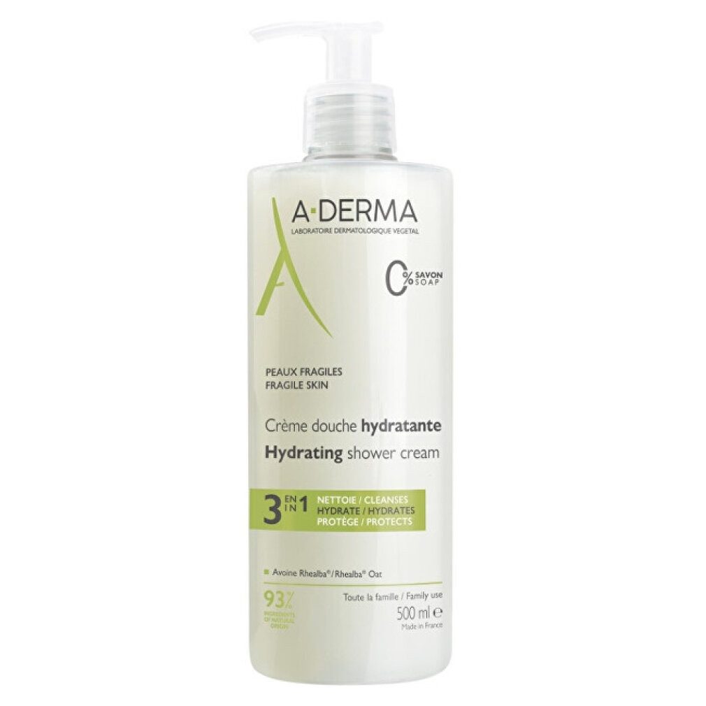 A-derma Körperpflegemittel ESSENTIAL RANGE moisturizing shower cream 500 ml