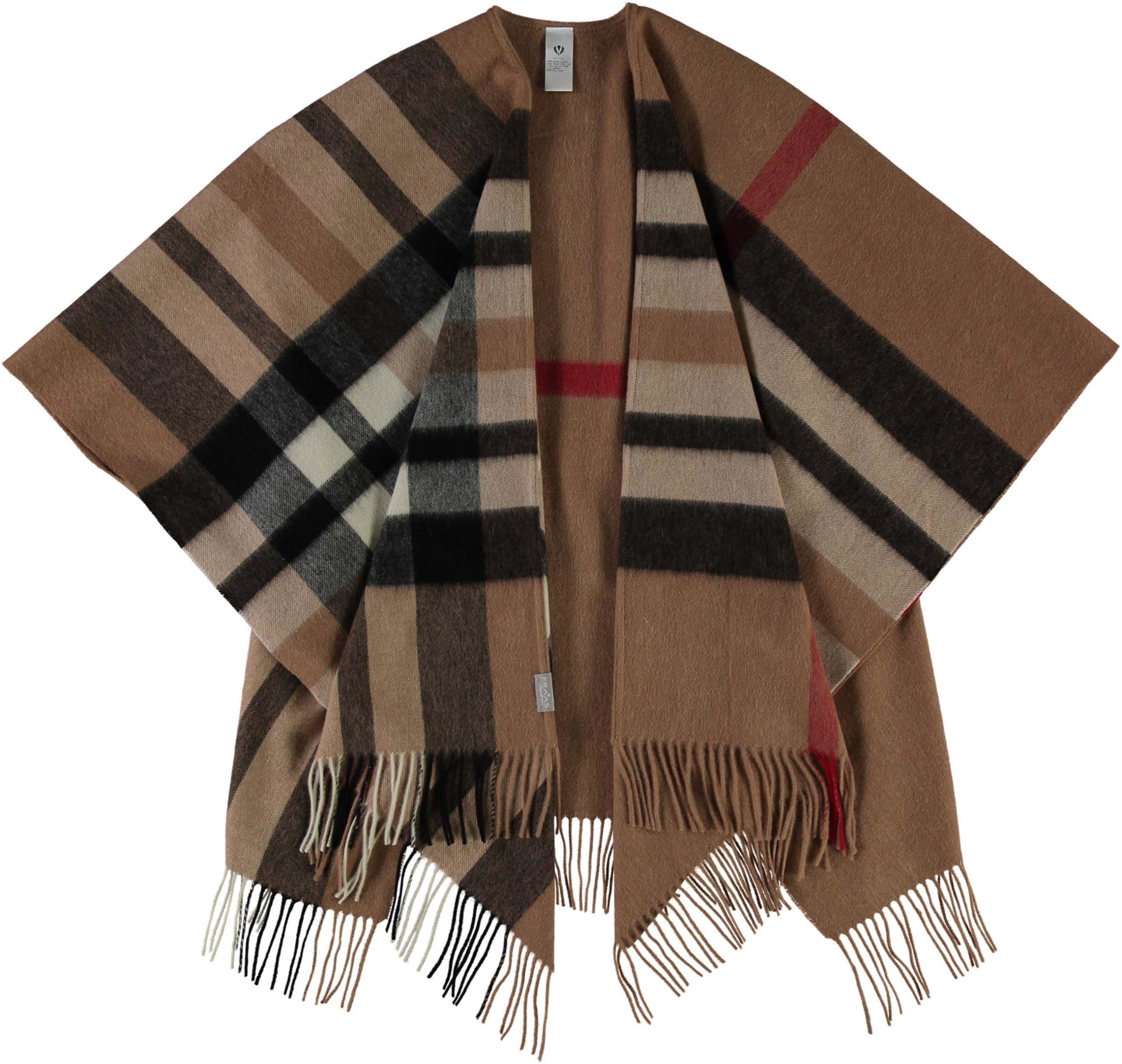 Fraas (1-St) camel Wollponcho Poncho