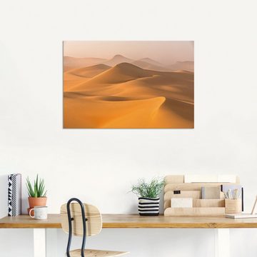 Artland Wandbild Nebel in der Rub al Khali Wüste, Wüstenbilder (1 St), als Alubild, Outdoorbild, Leinwandbild in verschied. Größen