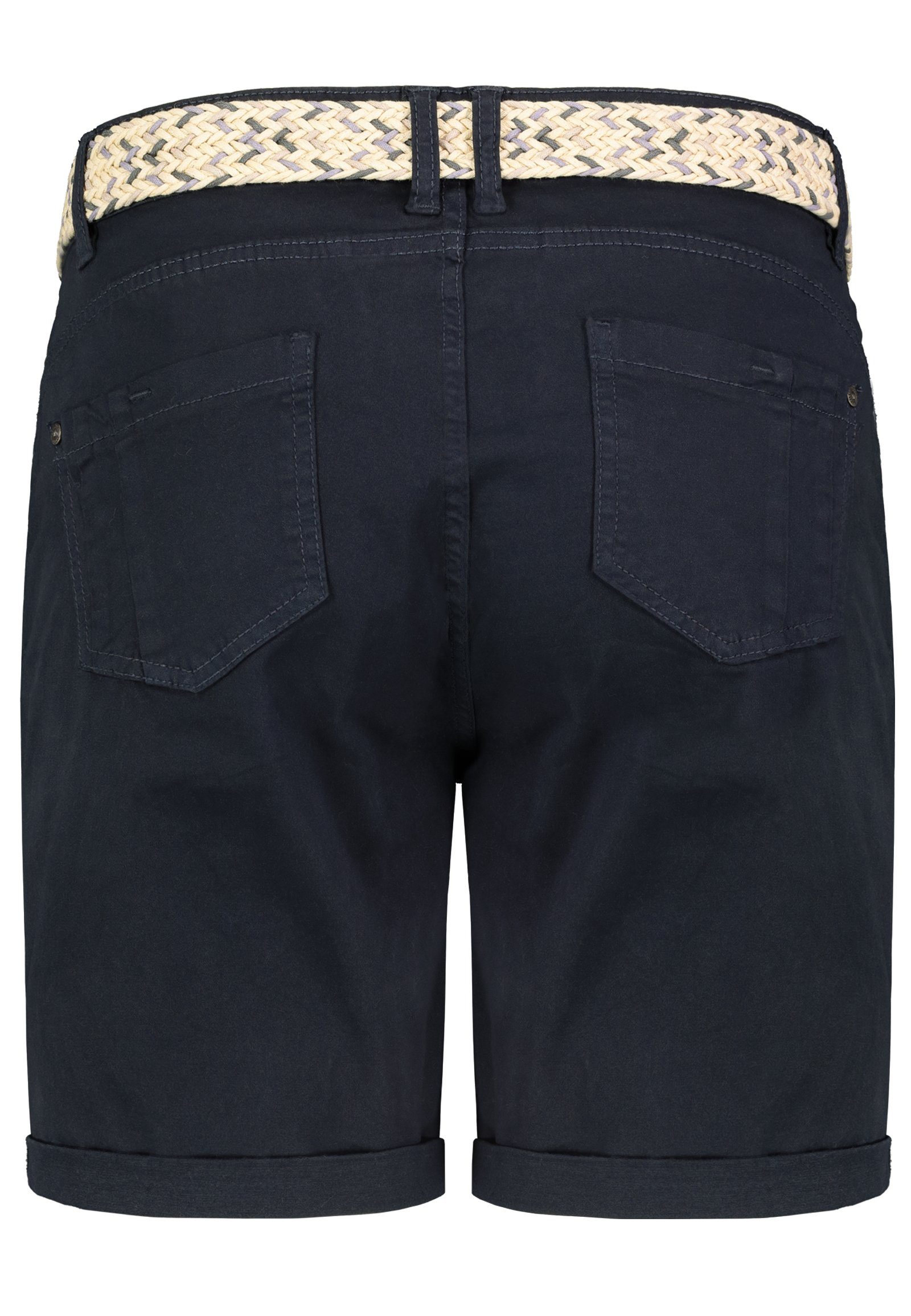 Sublevel Womens Denim Bermuda Chino Stretch Shorts Cuffed Comfortable Short Pants In Used Look