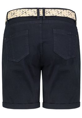 SUBLEVEL Bermudas Damen Short Bermuda kurze Hose Sommer Chino Stoff Sommer mit Gürtel