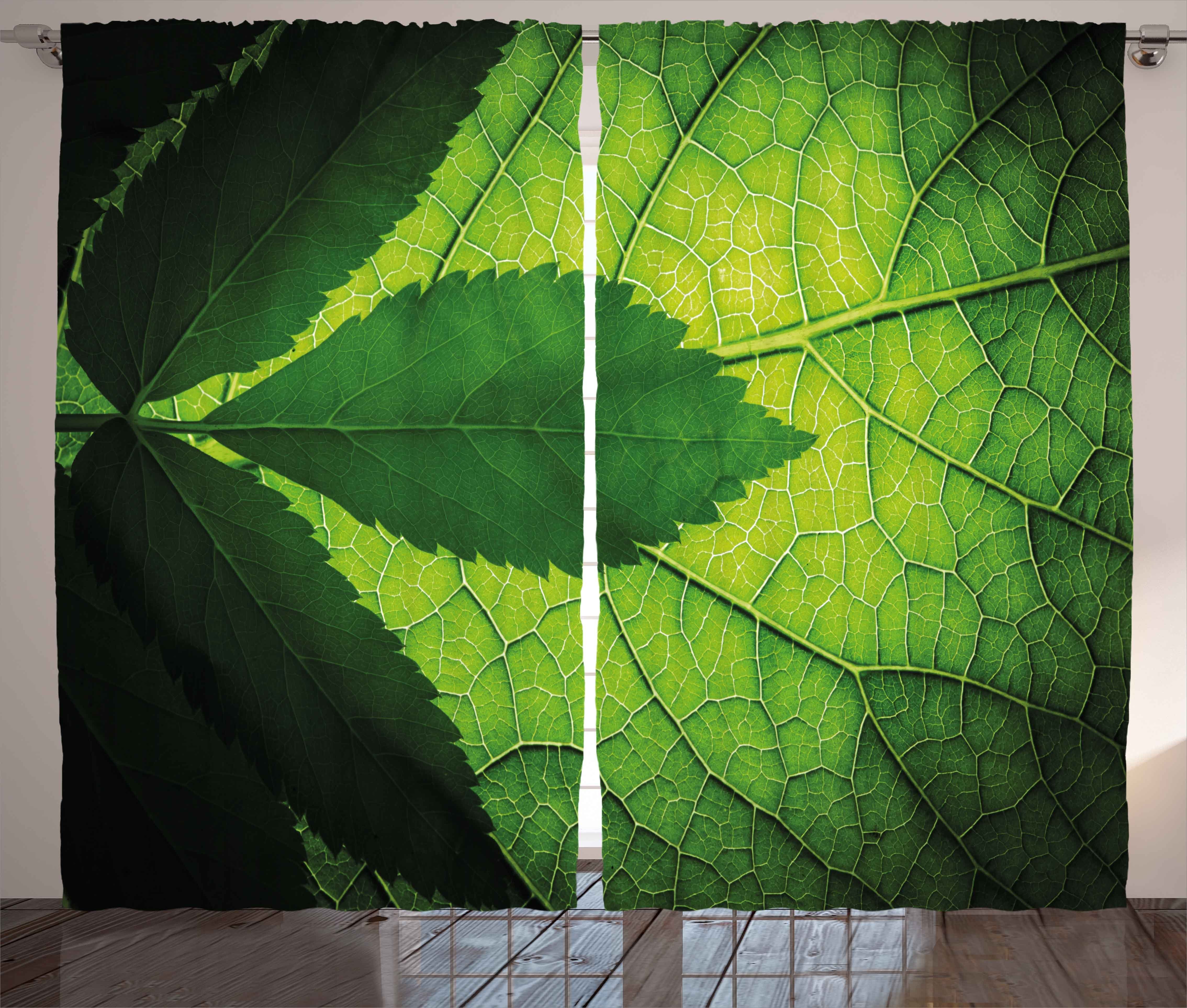 Gardine Schlafzimmer Kräuselband Vorhang Blätter Eco Baum Haken, und mit Abakuhaus, Blatt Brazilian Schlaufen