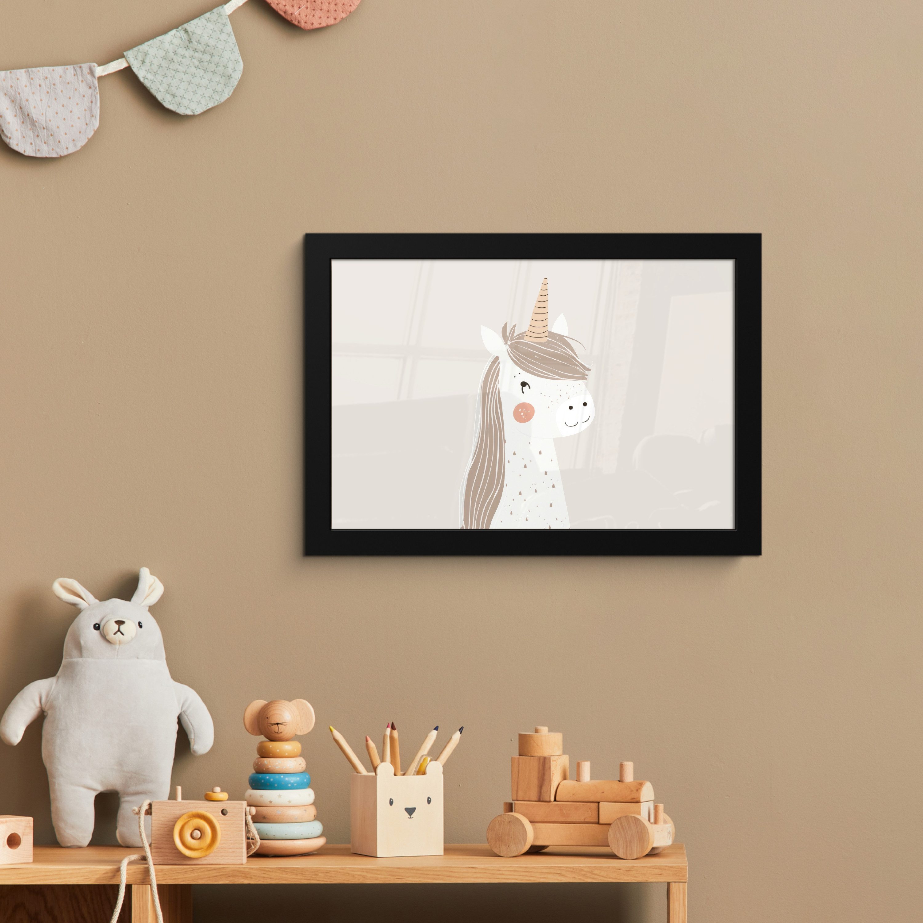 MuchoWow Poster Einhorn - Pastellfarben - günstig online kaufen