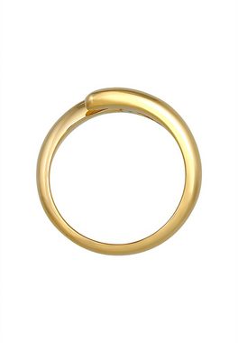 Elli DIAMONDS Verlobungsring Wickelring Diamant 0.06 ct. 375 Gelbgold