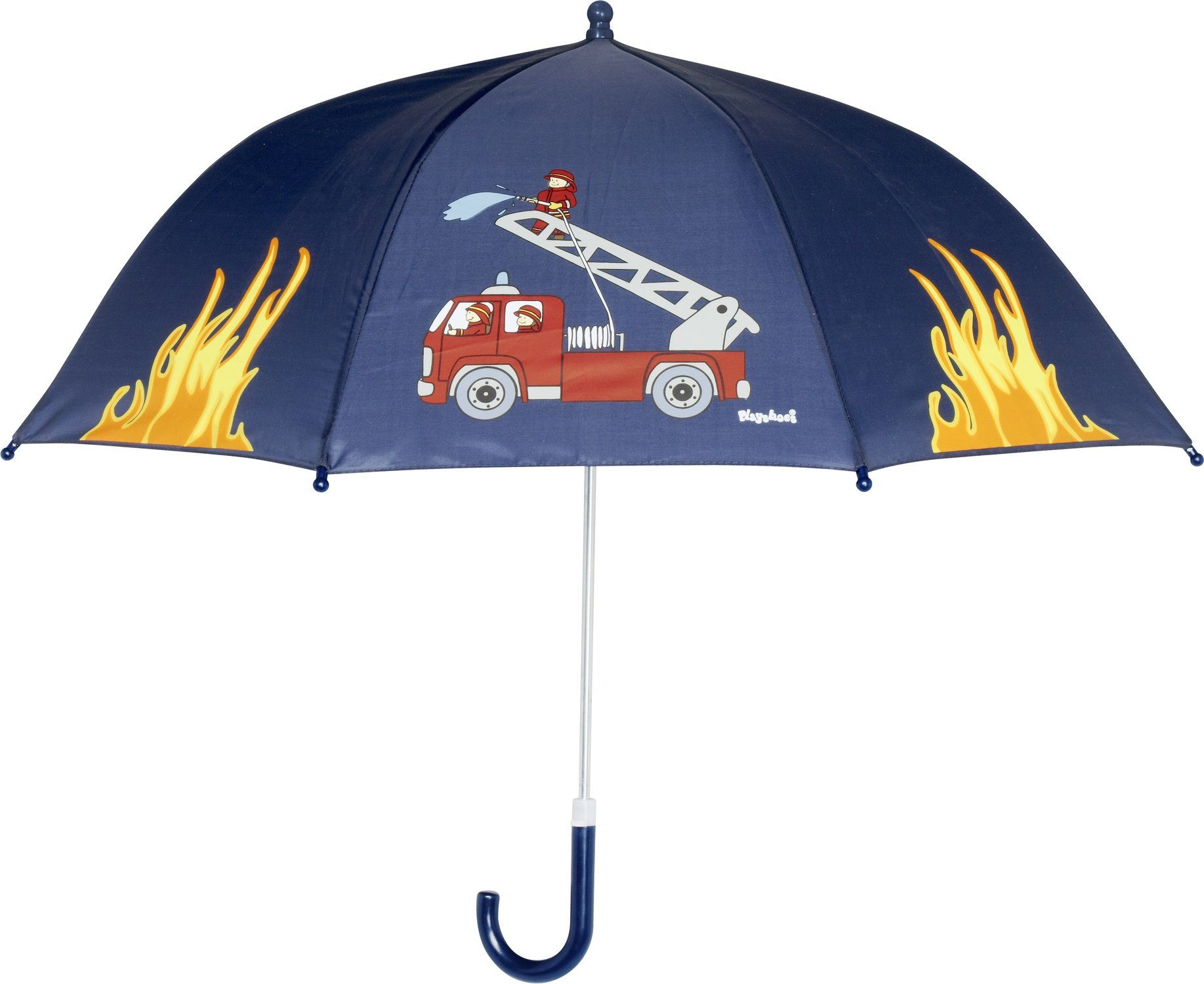 Playshoes Stockregenschirm Regenschirm Feuerwehr
