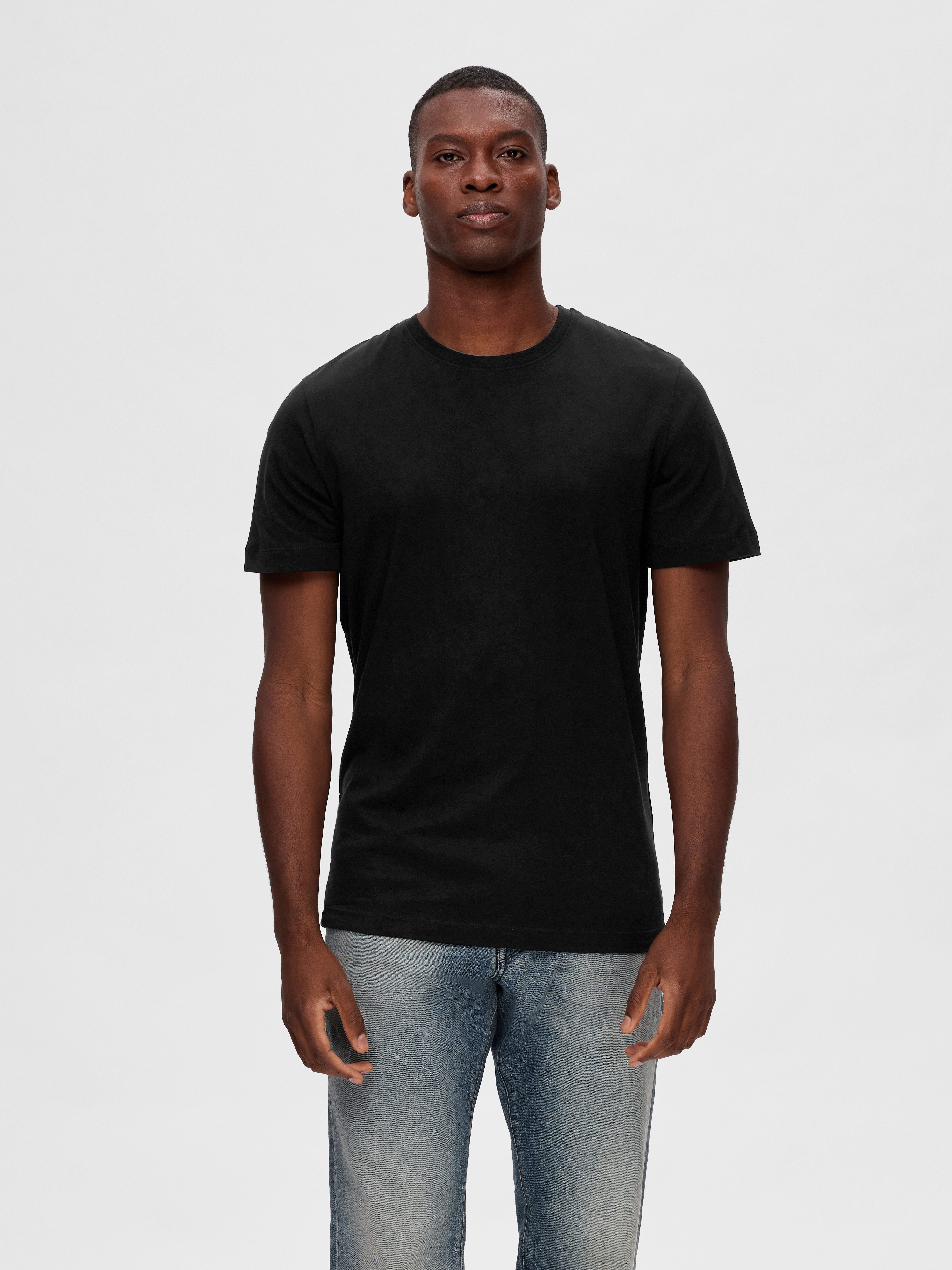 Selected Rundhalsshirt SLHCORMAC SS O-NECK TEE 5 PACK NOOS (Packung, 5-tlg)