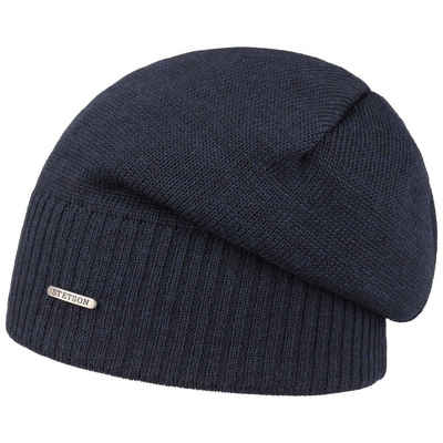 Stetson Beanie (1-St) Strickmütze mit Futter, Made in Germany,Made in Italy