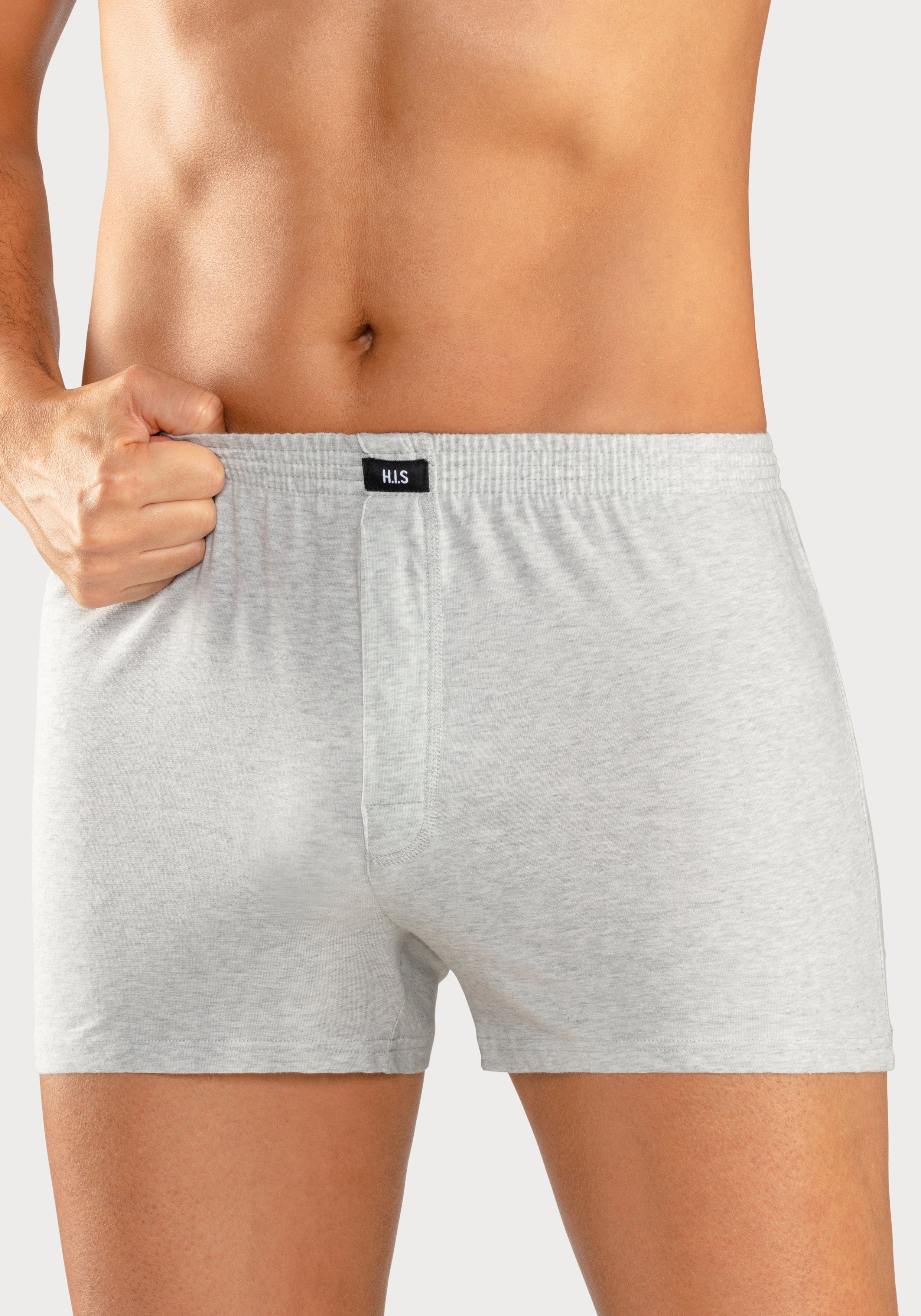 H.I.S Weiter Boxer (Packung, 2-St) aus weicher Single Jersey Ware