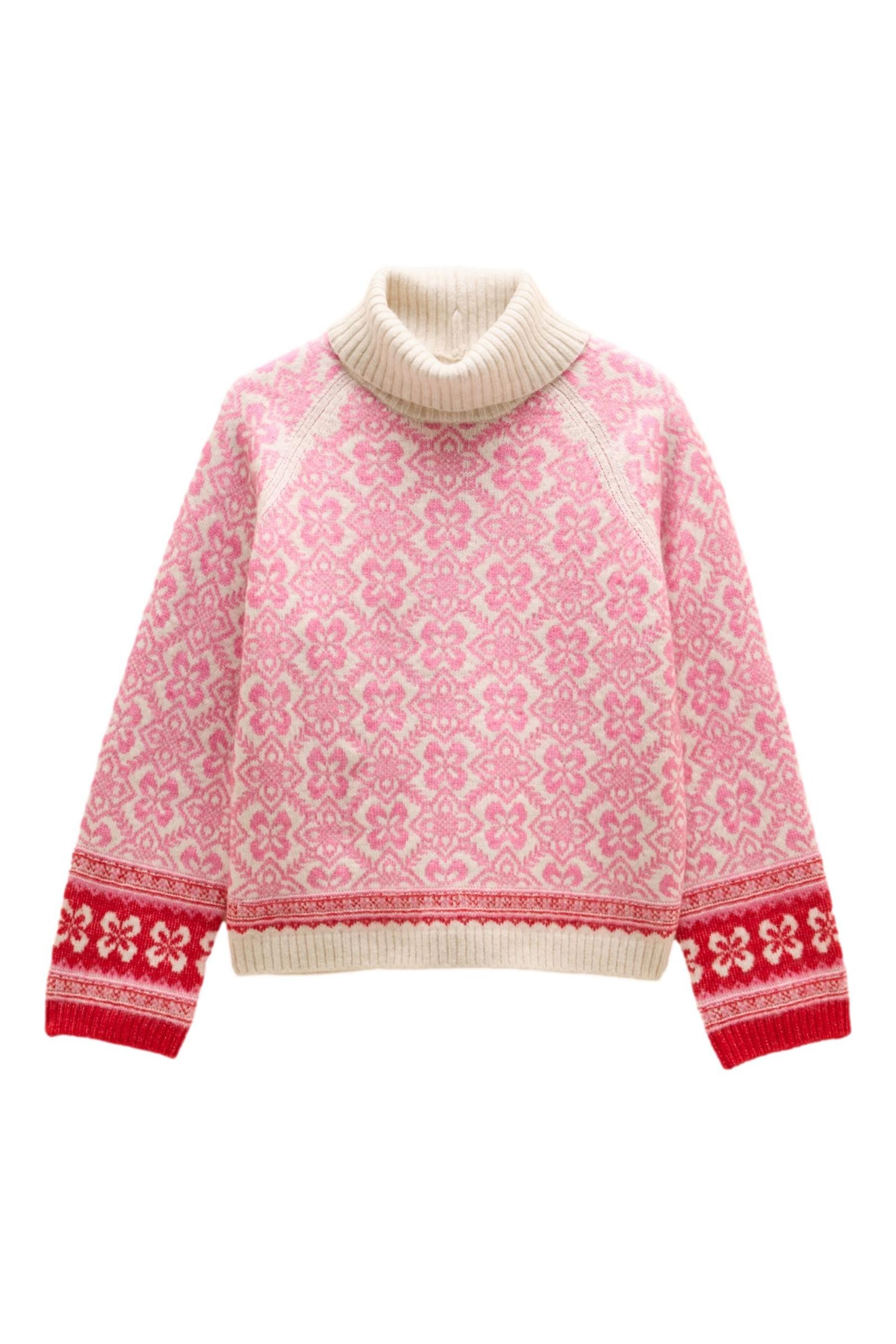 Tom Joule Strickpullover Gemusterter Strickpullover mit abnehmbarem (1-tlg)