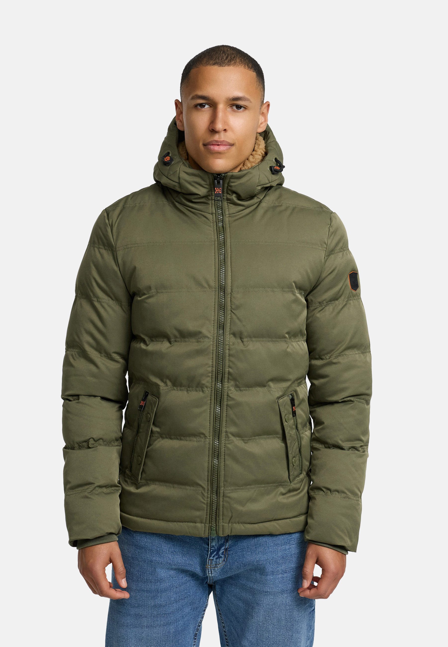 Indicode Steppjacke Herren Nemos Herrenjacke Daunen-Optik