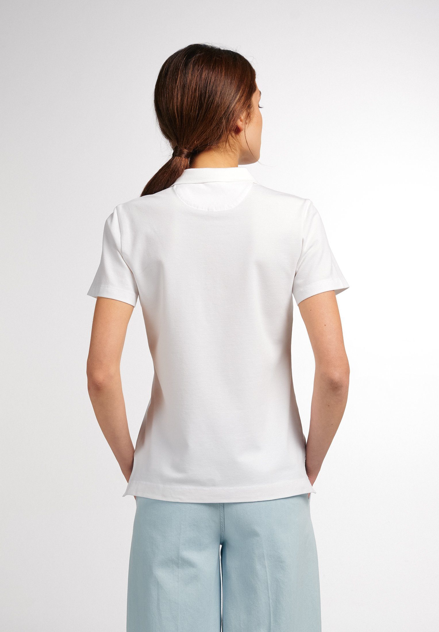 weiß Poloshirt Eterna FIT REGULAR