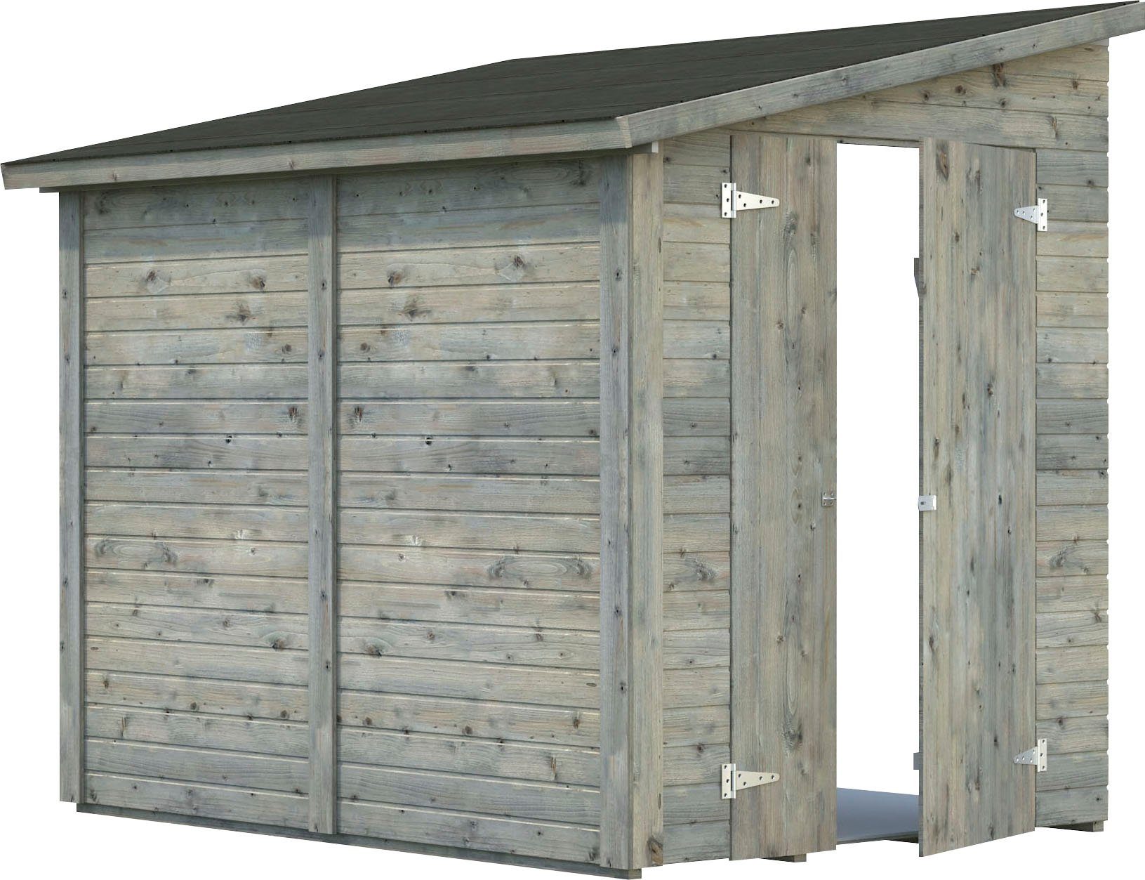 Palmako Gerätehaus Mia, BxT: 244x178 cm, grau