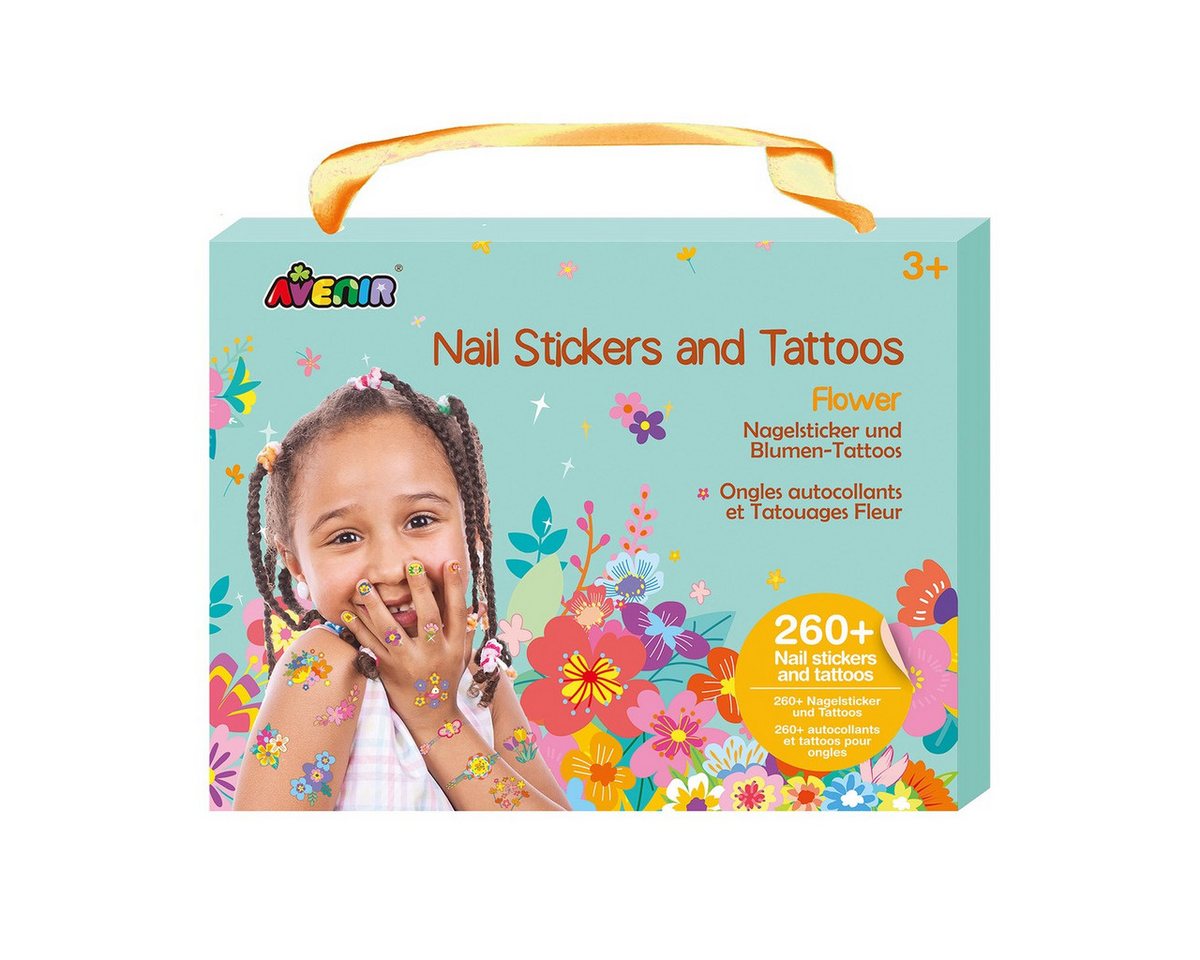 Carletto Nagel-Tattoo AVENIR Nagelsticker & Tattoos Blumen