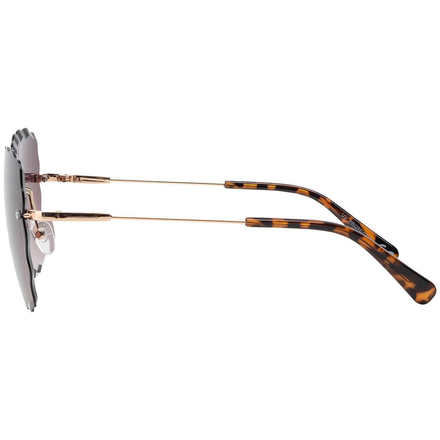 BEZLIT Eyewear Retrosonnenbrille Eckige Form Damen Sonnenbrille (1-St) mit bunten Linsen