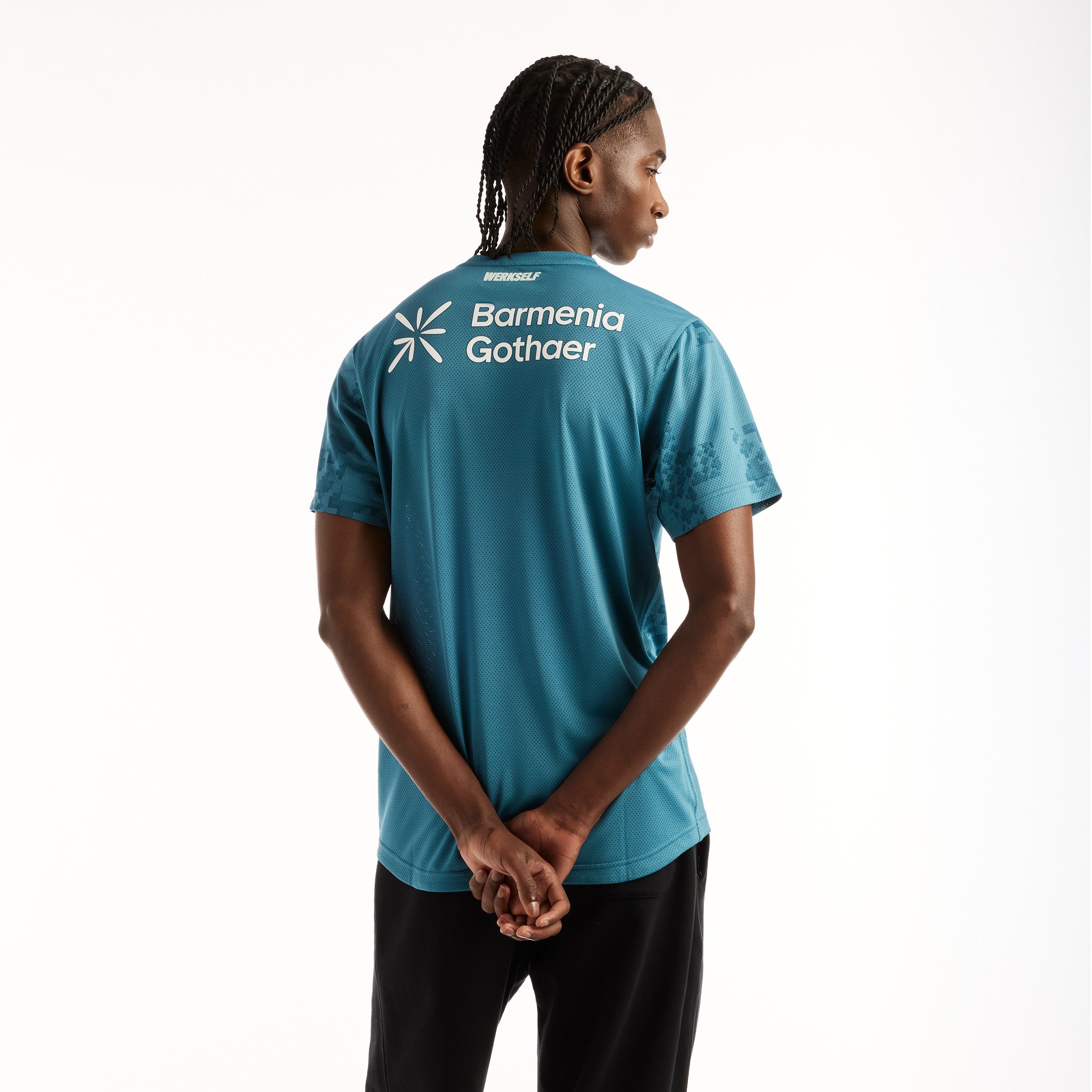 New Balance T-Shirt Bayer 04 26/27 Match Jersey mit Rundhalsausschnitt, Kurzarm-Ausführung, Jersey-Oberfläche