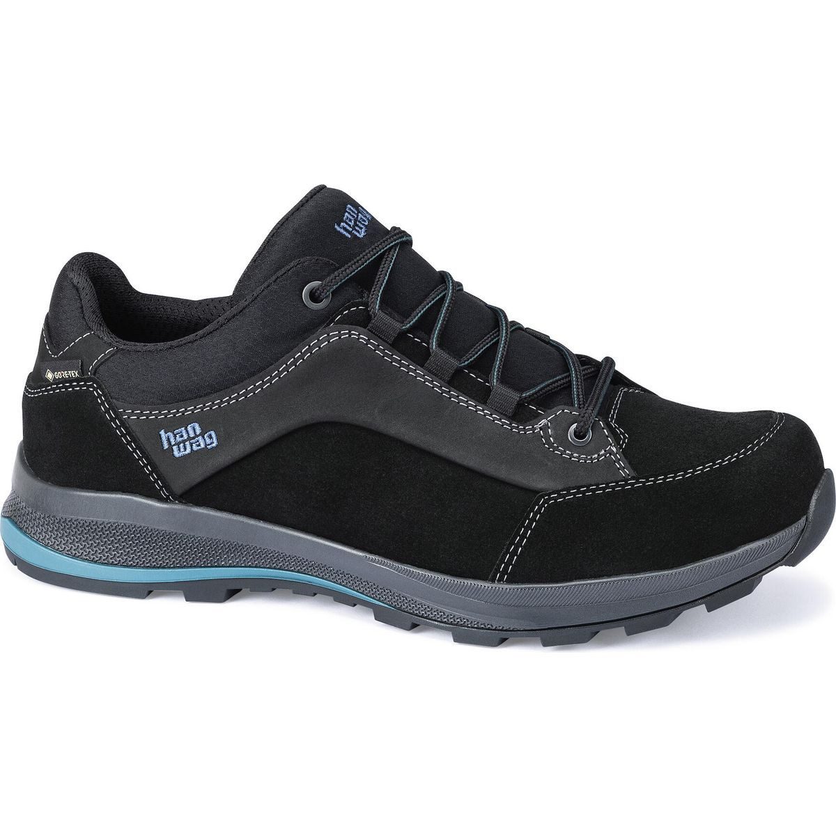 Hanwag Banks Low Bunion GTX Hikingschuh Komfortabler und wasserdichter Wanderschuh aus Nubukleder mit
