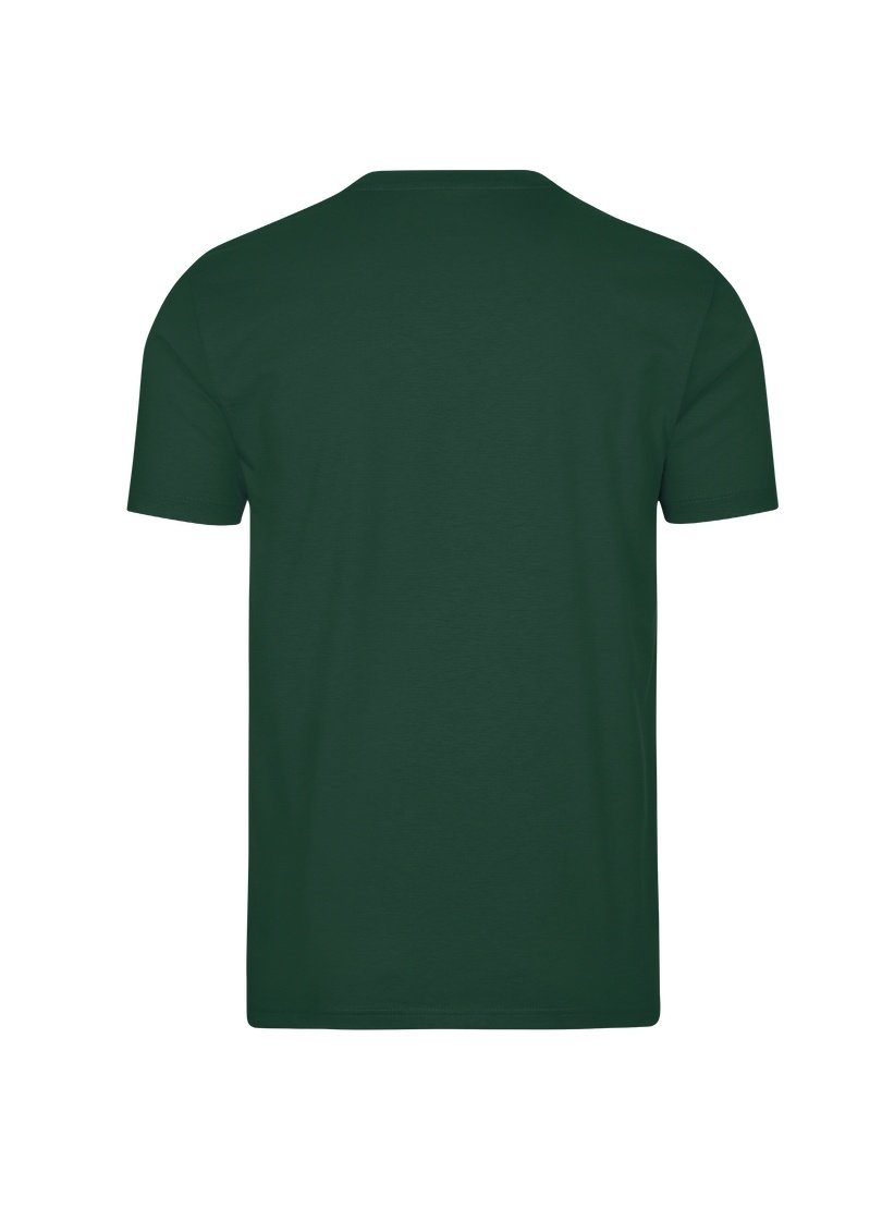 Trigema T-Shirt Baumwolle DELUXE V-Shirt TRIGEMA tanne