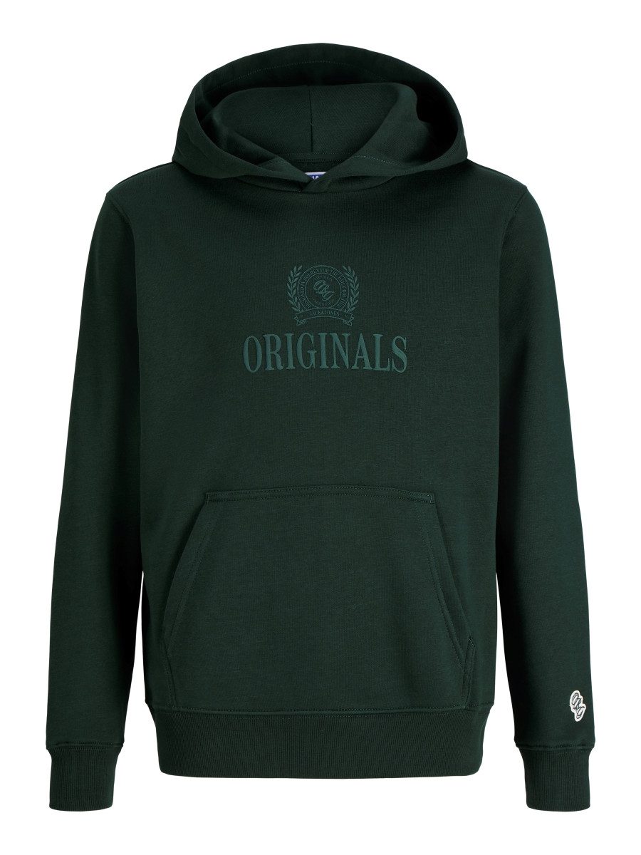Jack & Jones Junior Kapuzensweatshirt JORFREDERIKSBERG MONOGRAM (1-tlg., Geschenkidee)