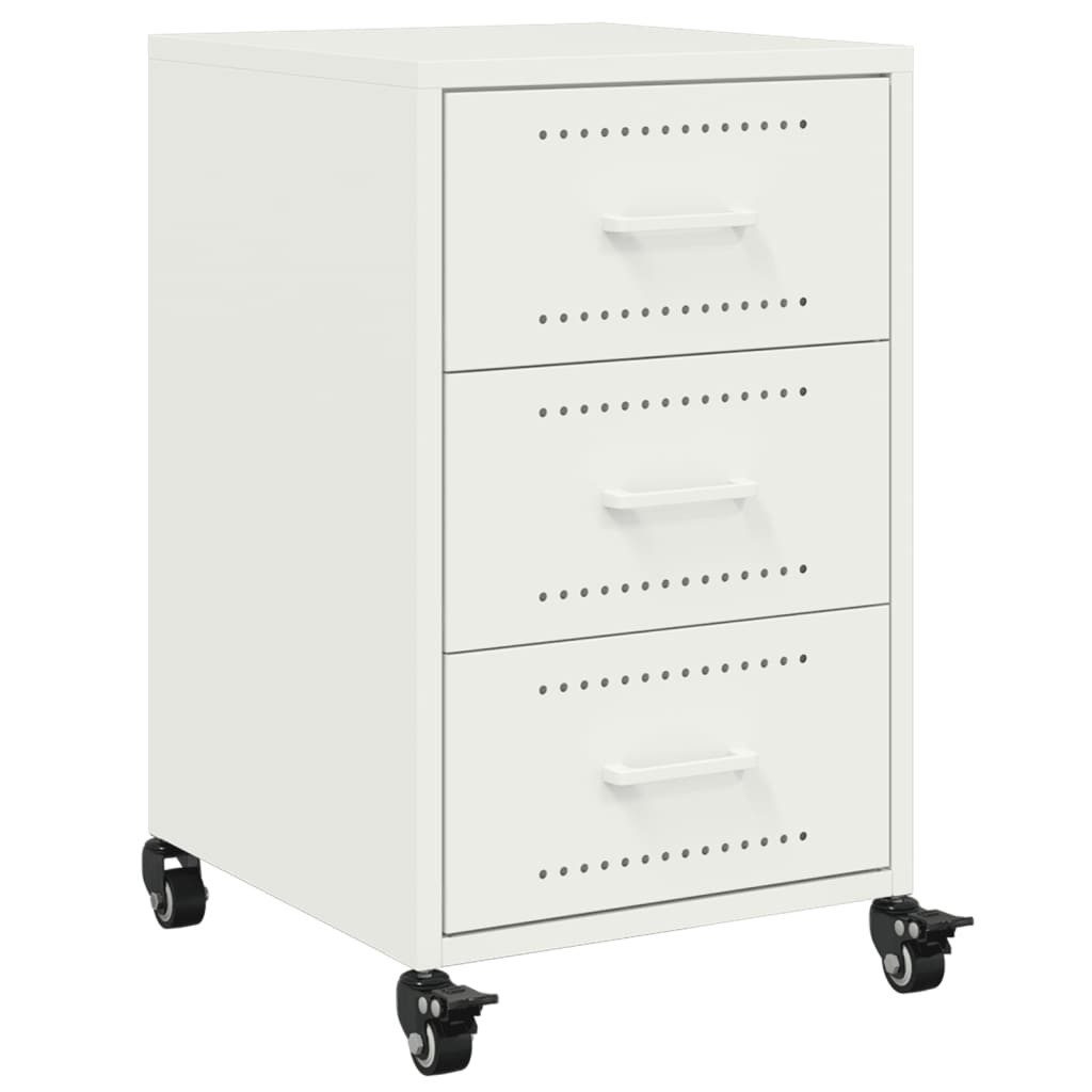 vidaXL Nachttisch Nachttisch Weiß 36x39x59 cm günstig online kaufen