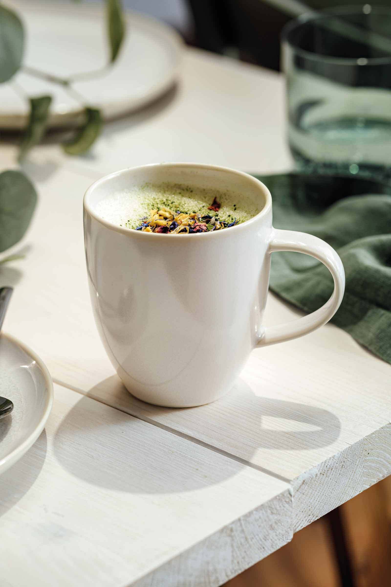 like. by Villeroy & Boch Kombiservice Crafted Cotton Frühstücks-Set 6er Set (6-tlg), Porzellan