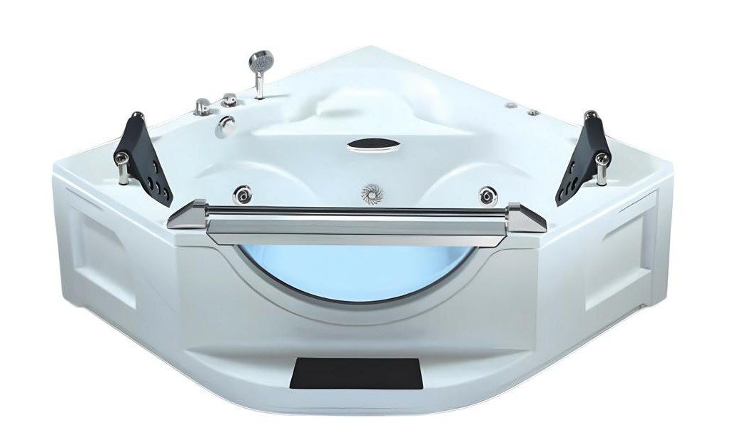 Xlmoebel Whirlpool-Badewanne XLMOEBEL Whirlpool mit Hydromassage und eleganter Acryl-Oberfläche, Made in Europa