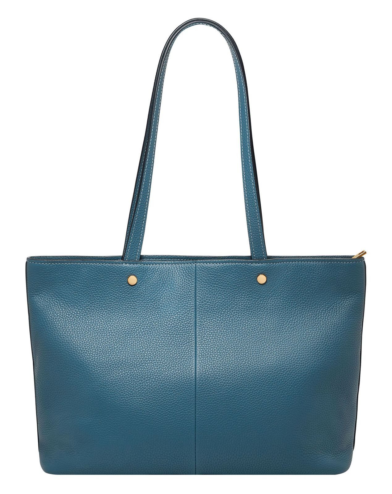 Fossil Schultertasche Top Zip Tote, aus echtem Rindsleder