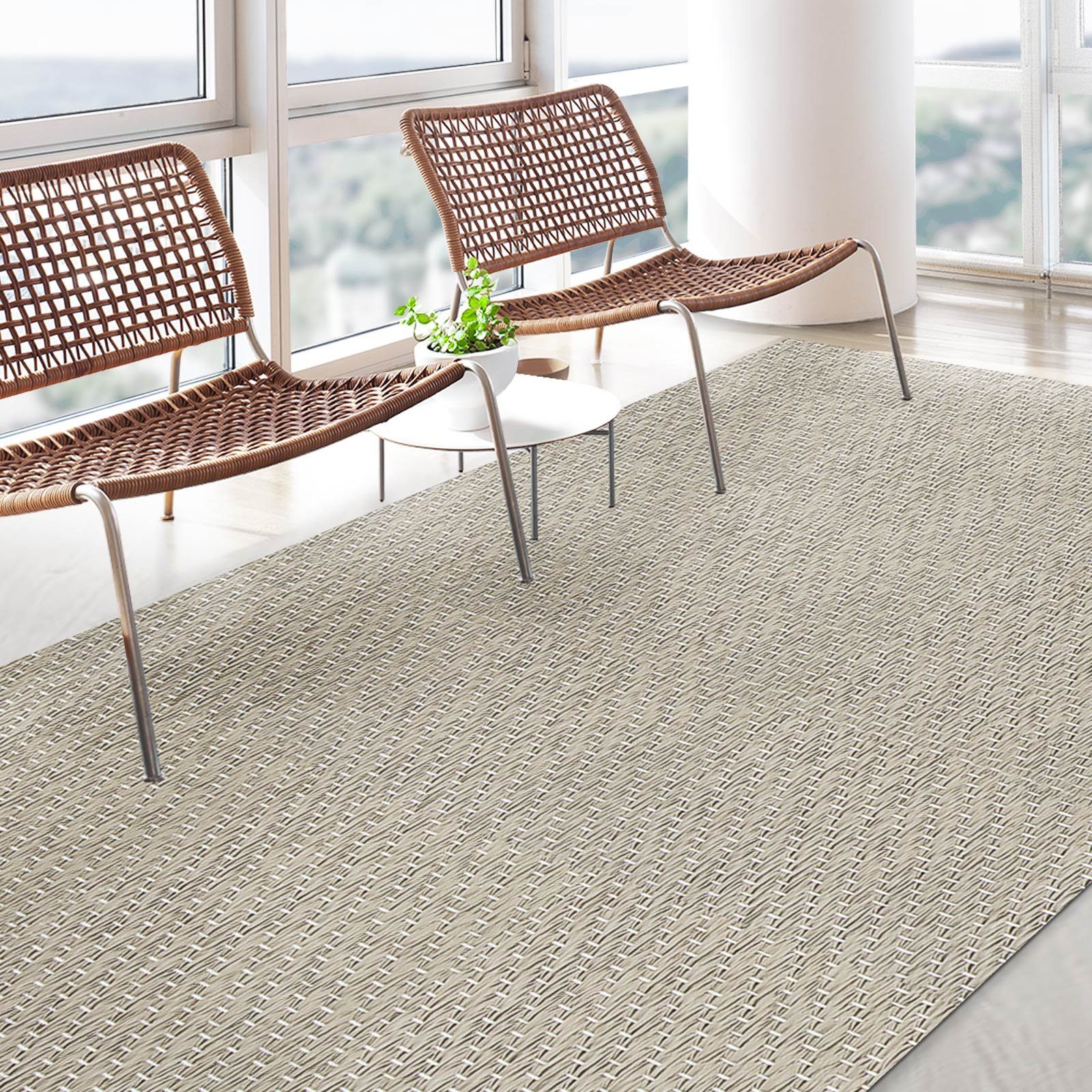 Karat Vinylteppich Guadalupe, Erhältlich in vielen Größen, Teppich, rechteckig, für Indoor- & Outdoorbereiche