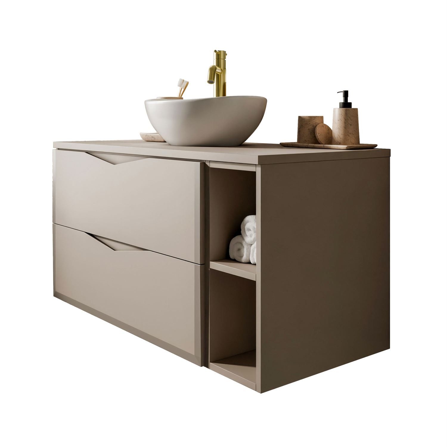 Lookway Badmöbel-Set MIRA II 80 cm günstig online kaufen