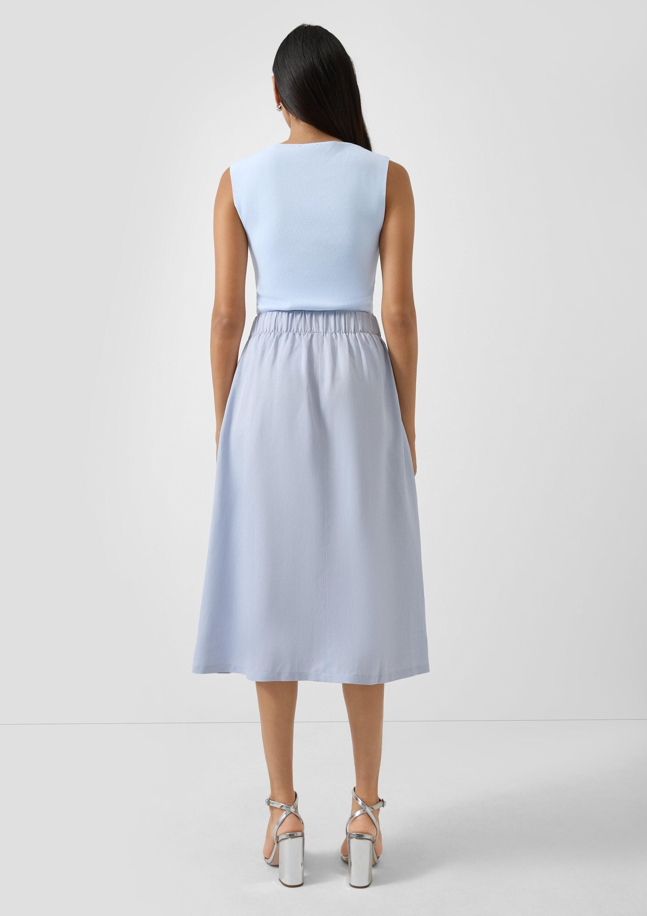 s.Oliver Rundhalspullover Strickpullunder Feinstrick-Top mit Zierring am Träger