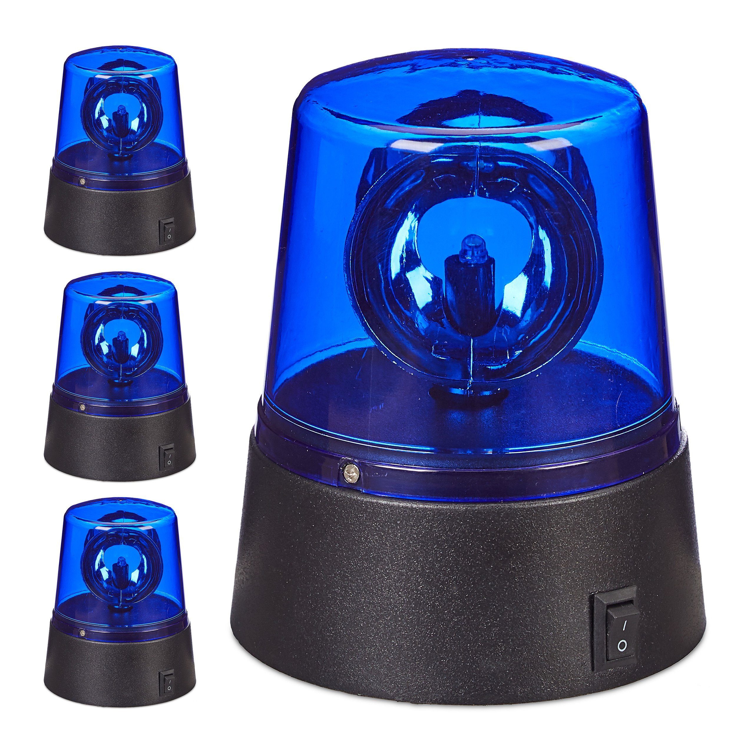 LED Dekolicht 4 x LED Blaulicht