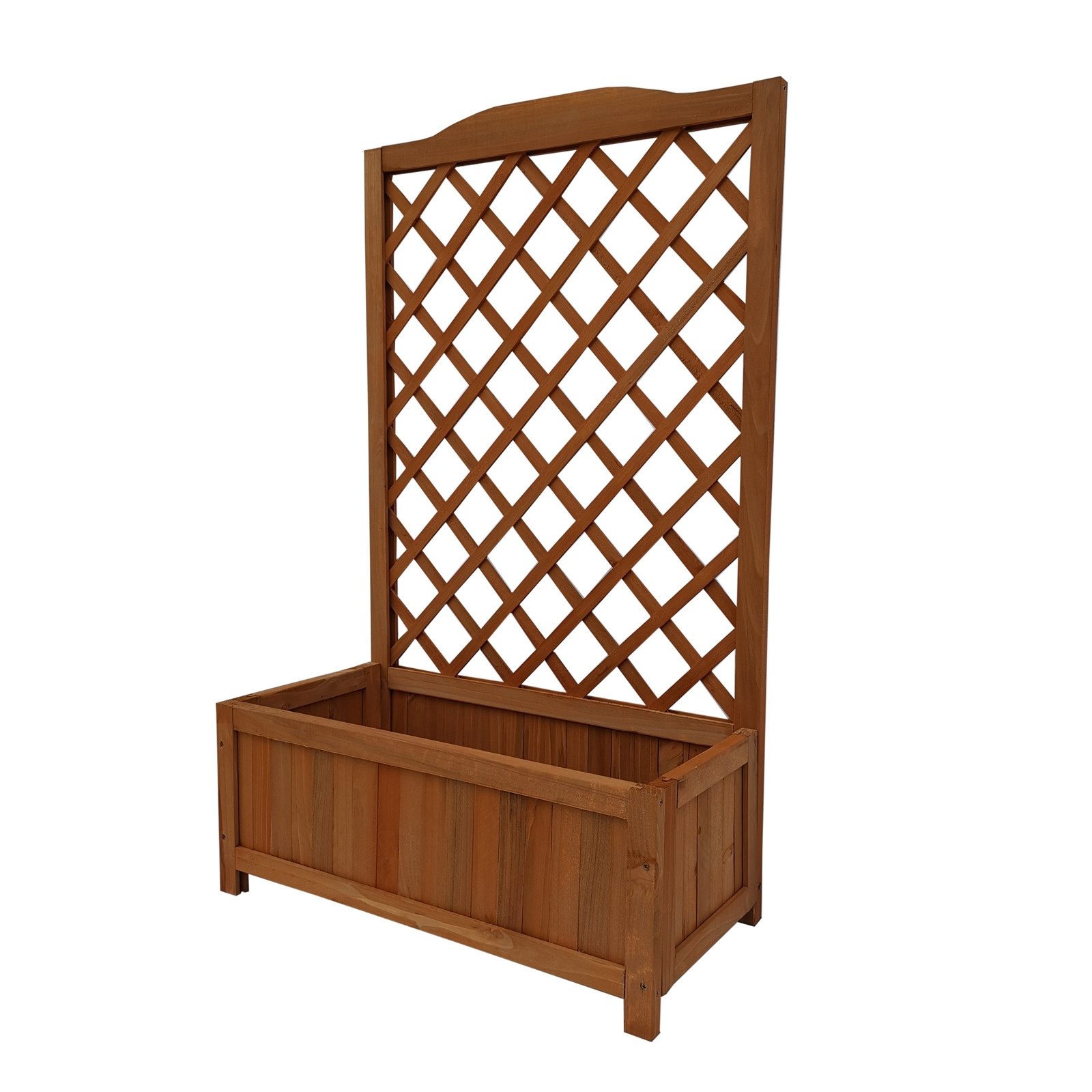 HTI-Line Blumenkasten Blumenkasten Heidi XL (Stück, 1 St., 1x Pflanzkasten mit Rankgitter), Blumenkübel Rankgitter Spalier