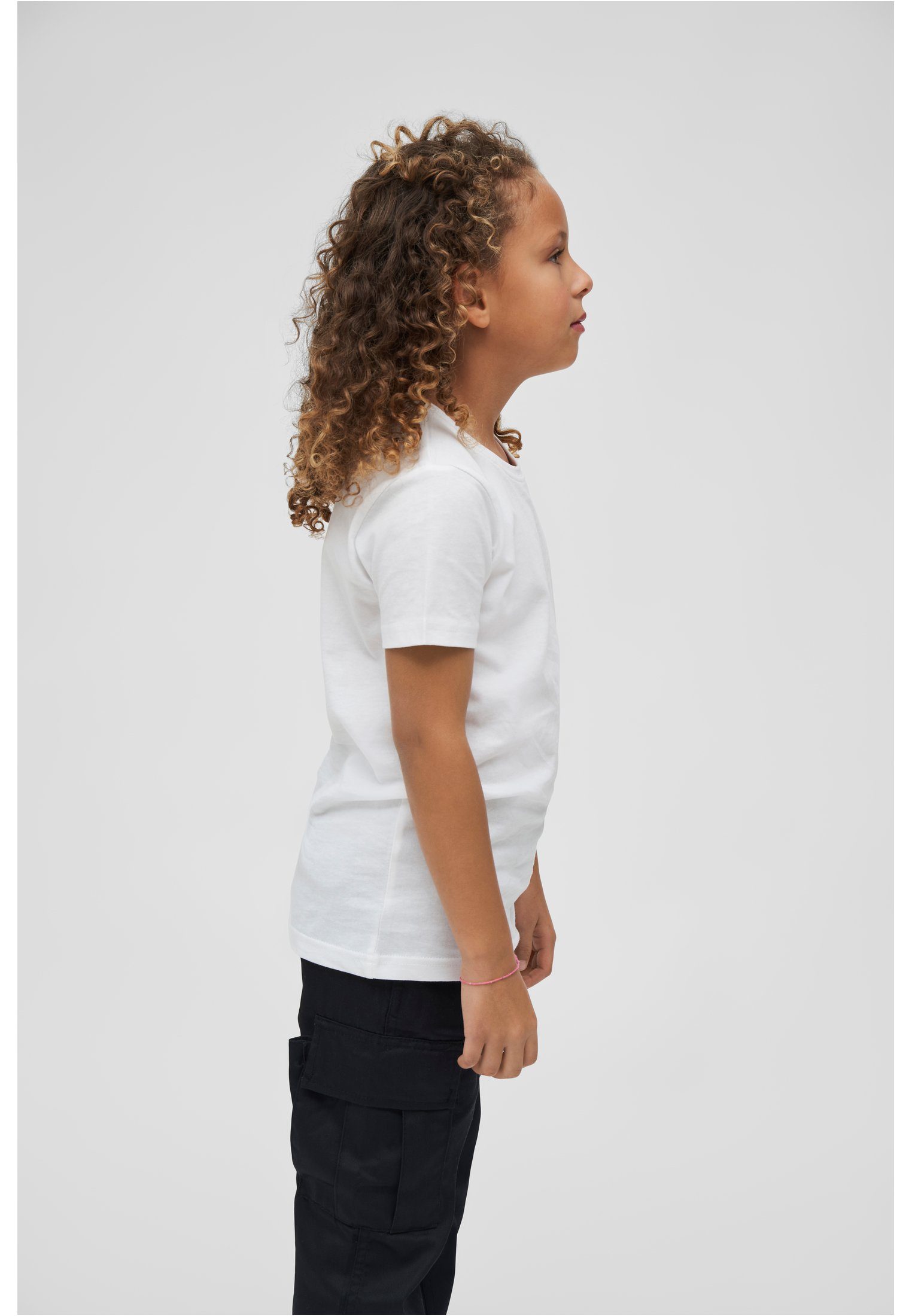T-Shirt Kids (1-tlg) Kurzarmshirt white Kinder Brandit