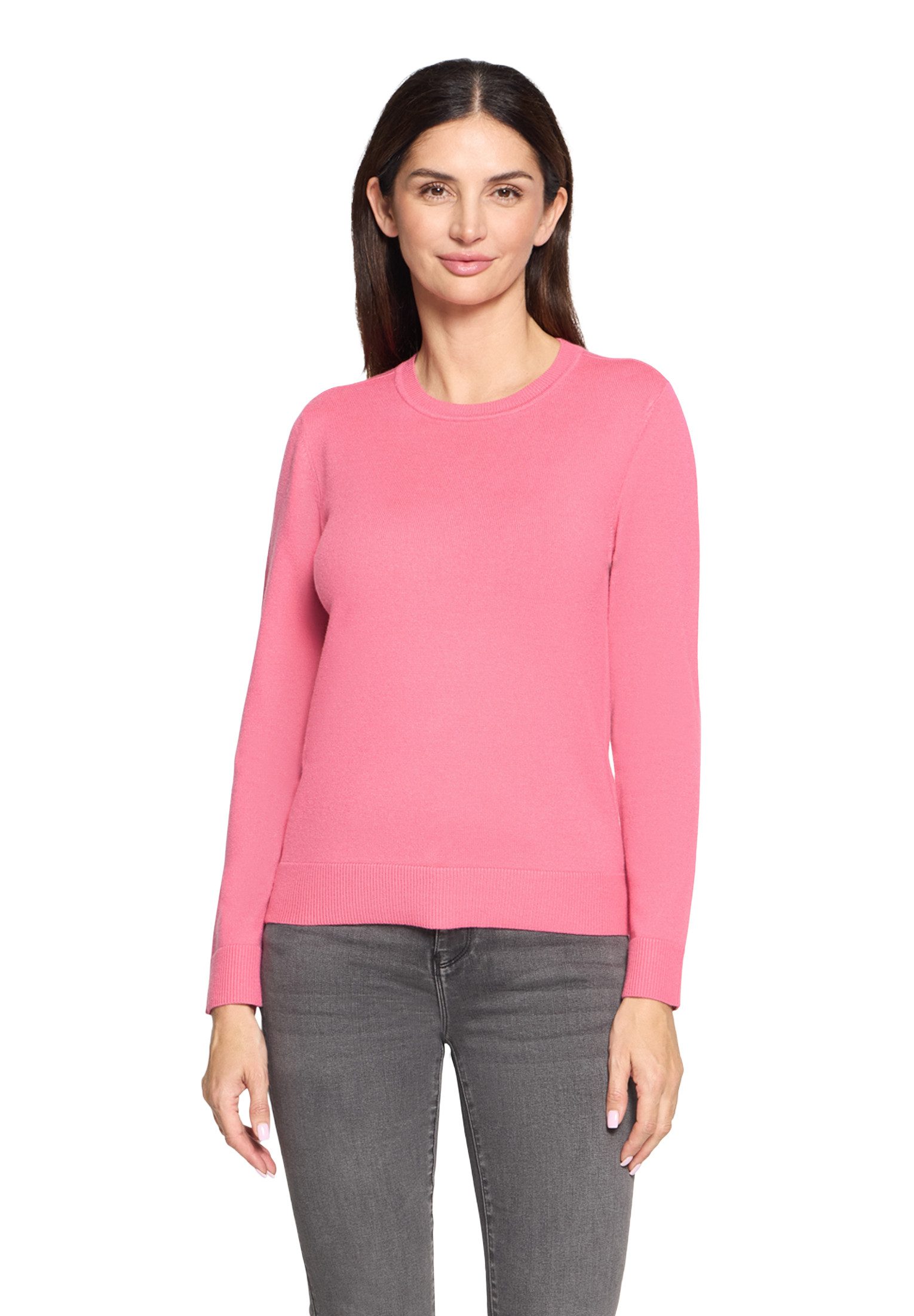 Betty Barclay Strickpullover Damen Basic-Strickpullover mit Rundhalsausschn günstig online kaufen