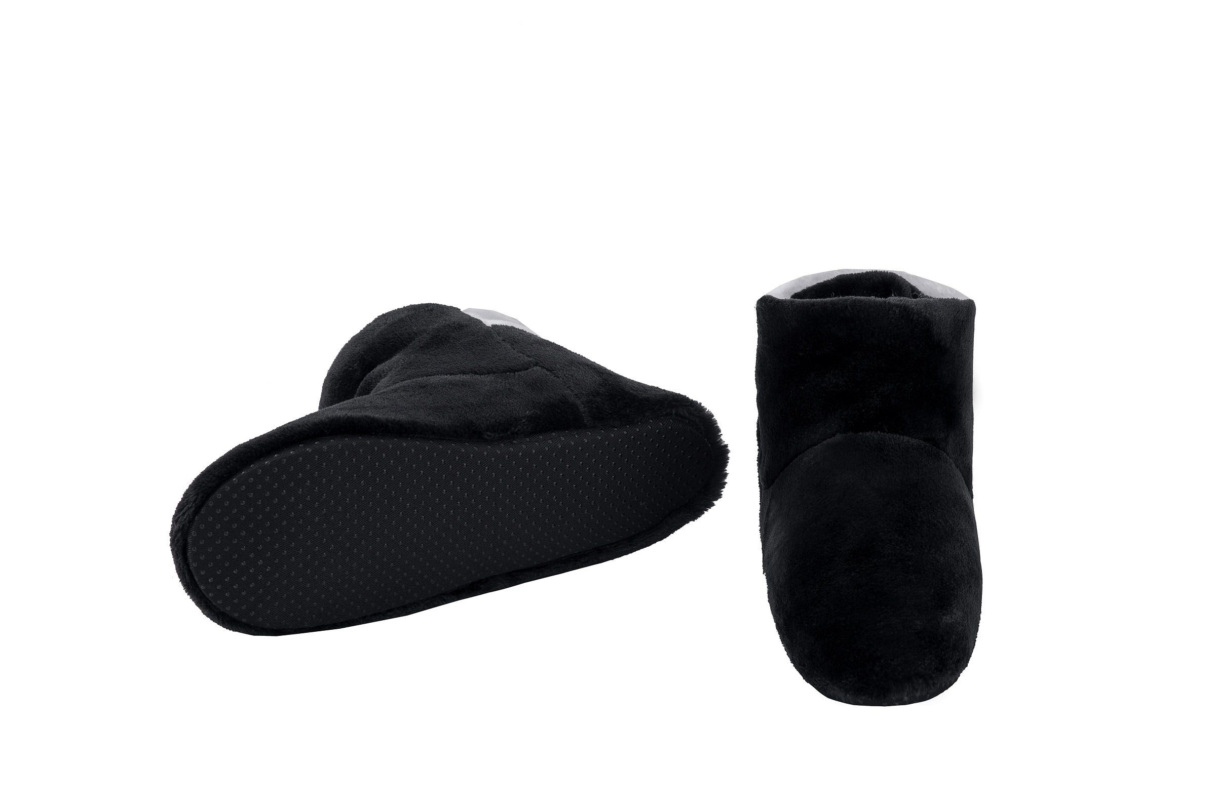 RAIKOU Cosy Shoe Pantoffel Stiefel für Damen, Herren aus Micro Flausch Hausschuh (Super Flauschige) mit ABS und rutschfester Sohle