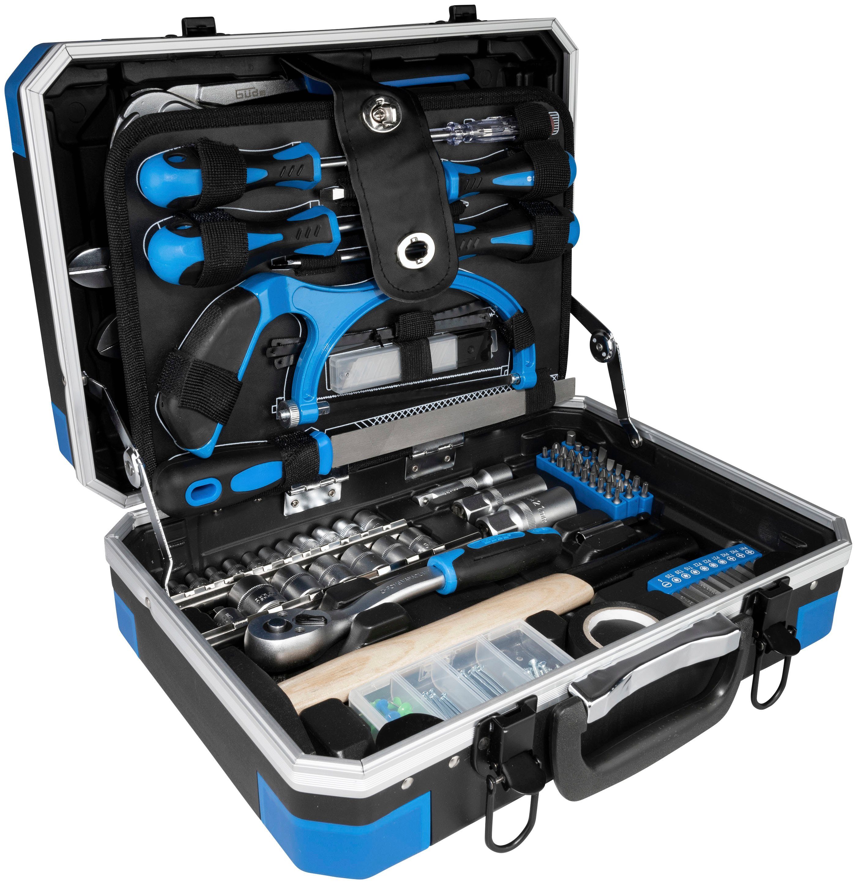 Güde Werkzeugkoffer »GWZK 241« (Komplett-Set, 241 St), 241 tlg., aus Chrom-Vanadium, Carbon-Stahl